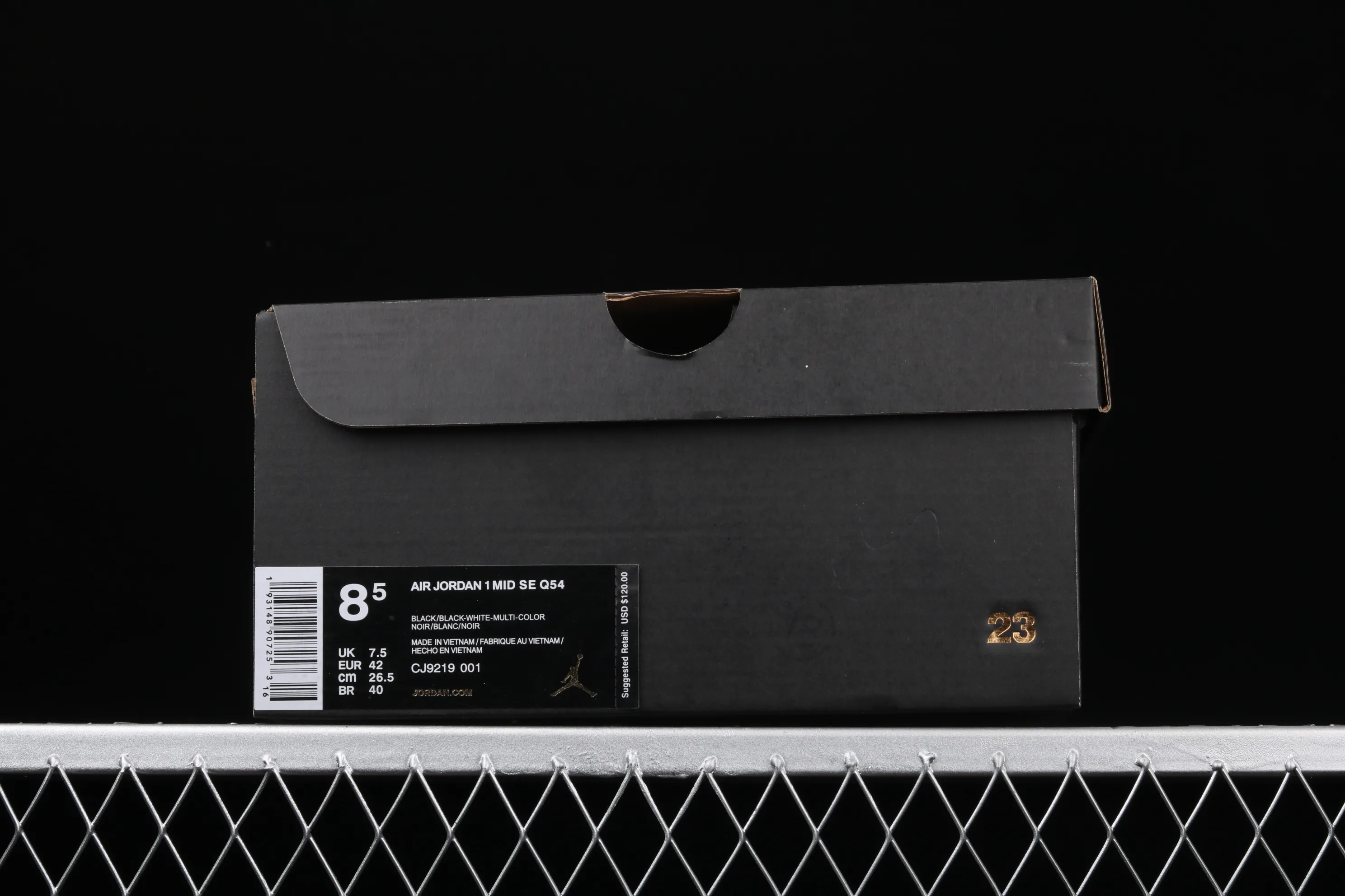 All categories Air Jordan Jordan series basketball shoes Air Jordan 1 Mid Air Jordan 1 Quai 54 Mid (2019) AJ1 Joe 1 China series French streetball four-color mandarin duck CJ9219-001